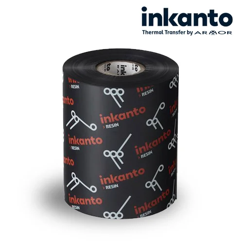 레진리본 90x300 바코드리본 알모르 inkanto AXR7+