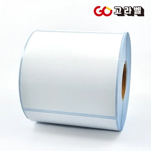유포감열지 라벨 80x80 1롤600장 바코드프린터 롤라벨